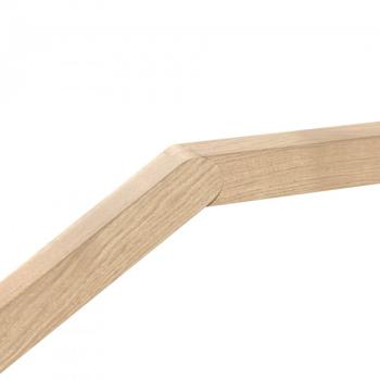 Winkel Handlauf Eiche Eckig 45x45 mm verstellbar - System X25